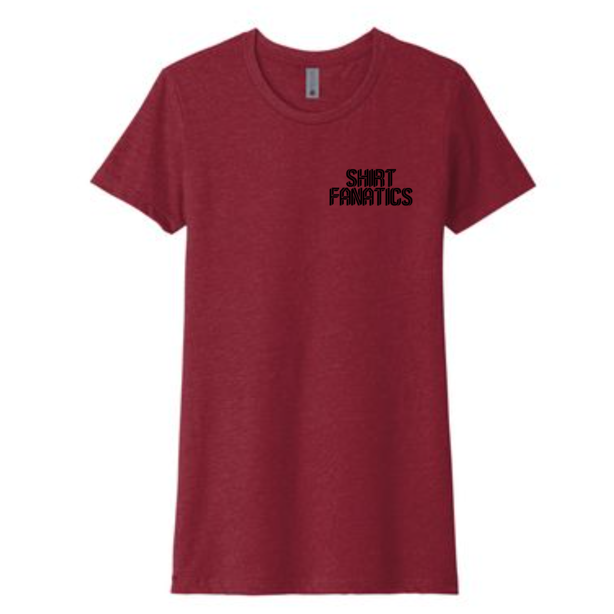 Next Level Apparel Women's CVC Tee- Front Left Chest Logo