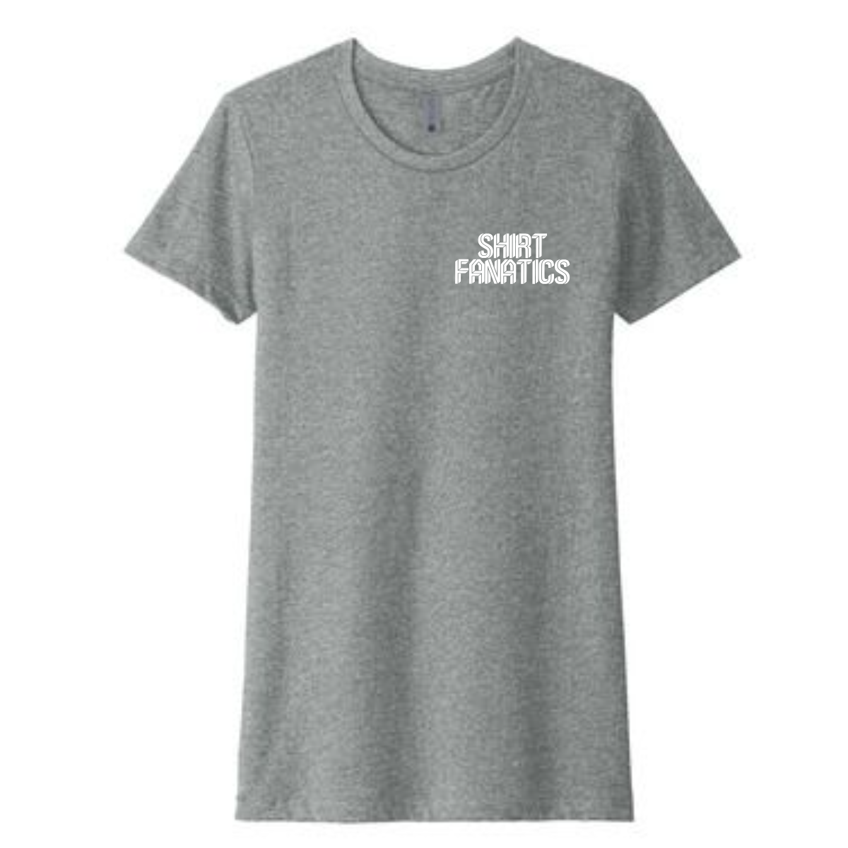 Next Level Apparel Women's CVC Tee- Front Left Chest Logo