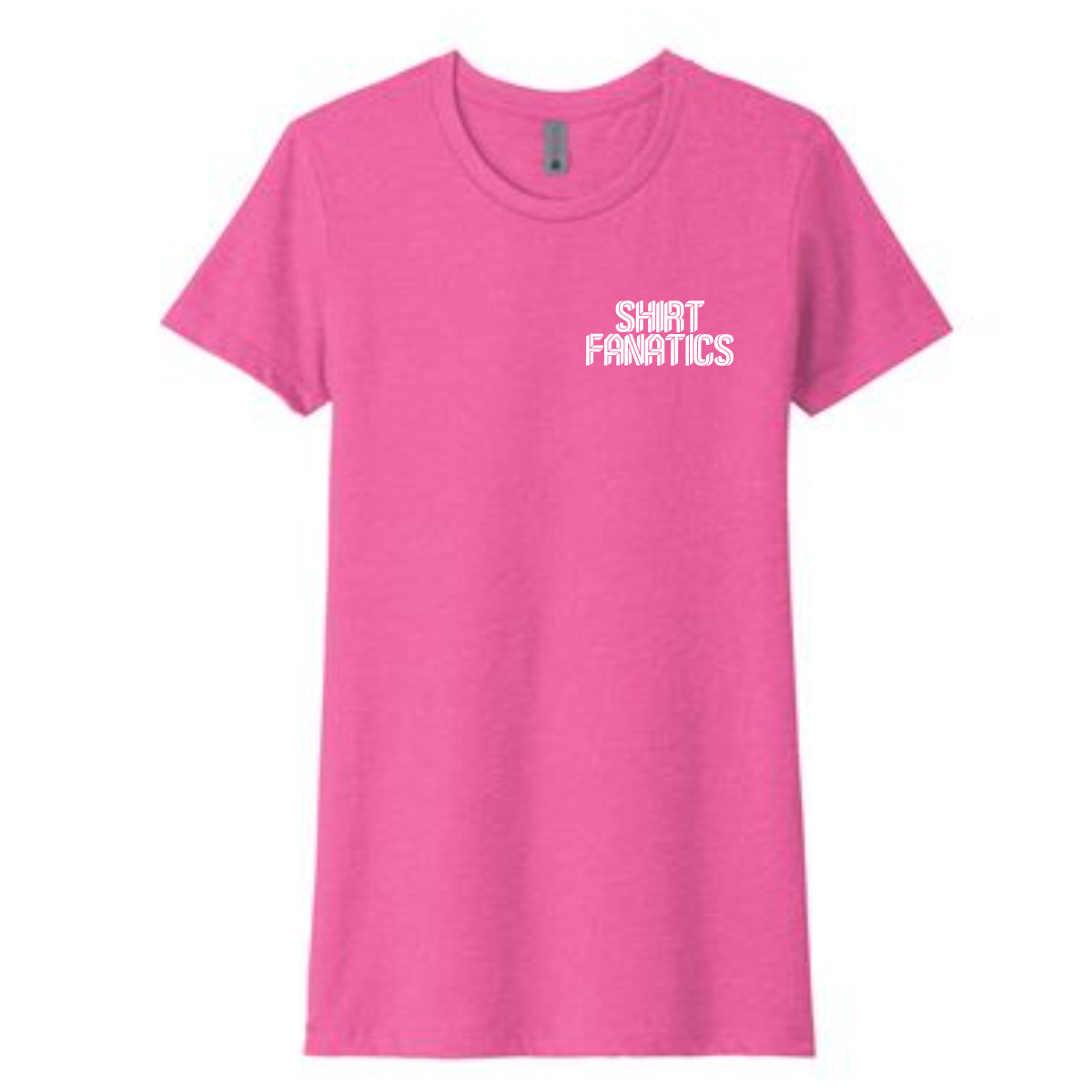 Next Level Apparel Women's CVC Tee- Front Left Chest Logo