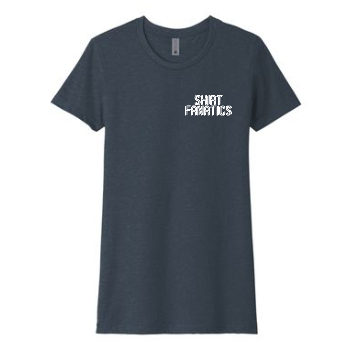 Next Level Apparel Women's CVC Tee- Front Left Chest Logo