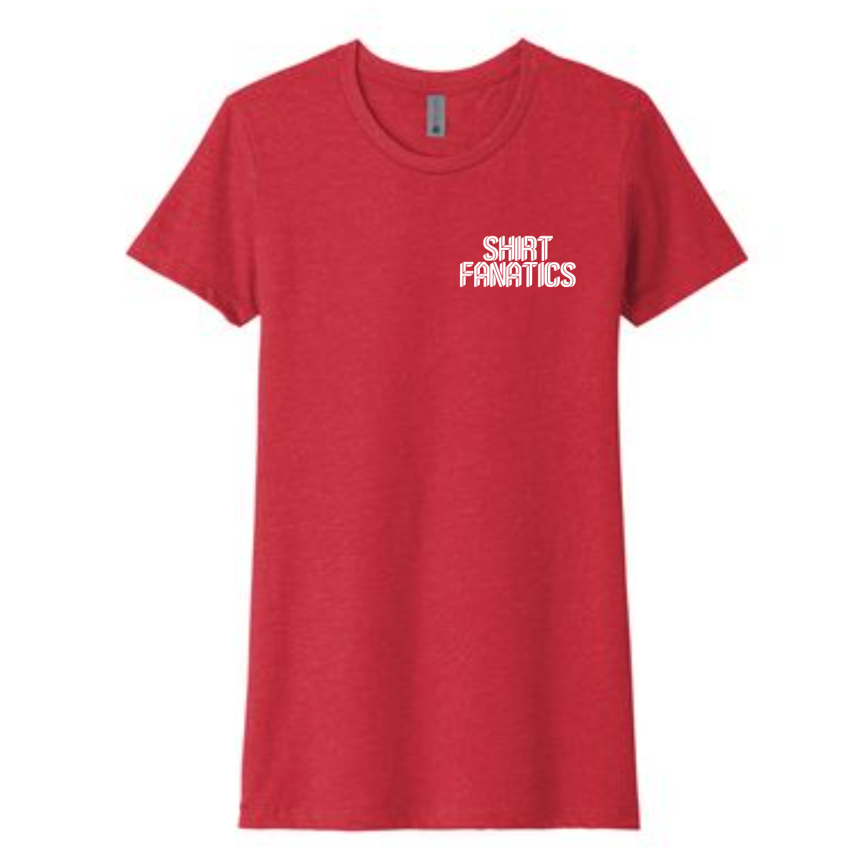 Next Level Apparel Women's CVC Tee- Front Left Chest Logo