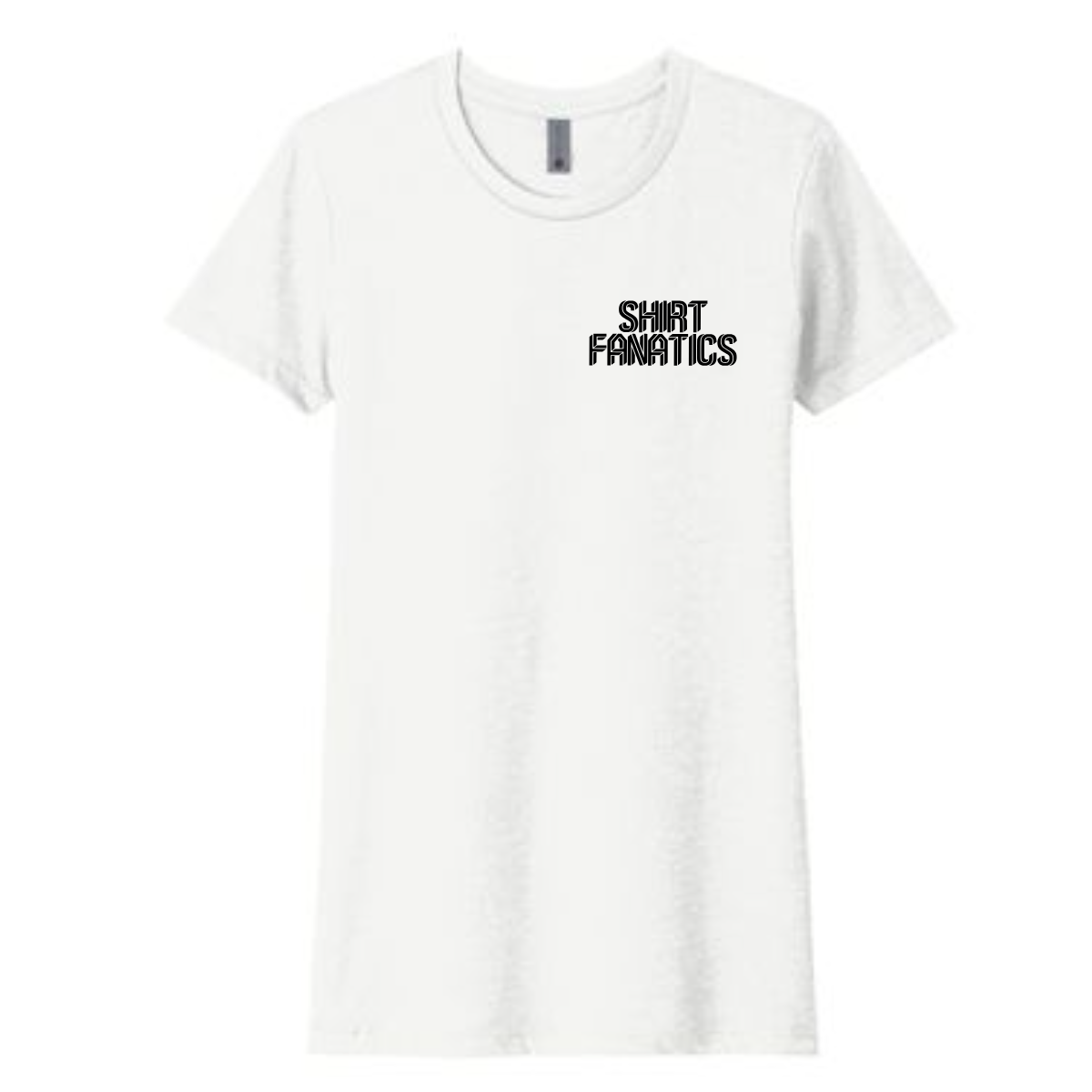 Next Level Apparel Women's CVC Tee- Front Left Chest Logo