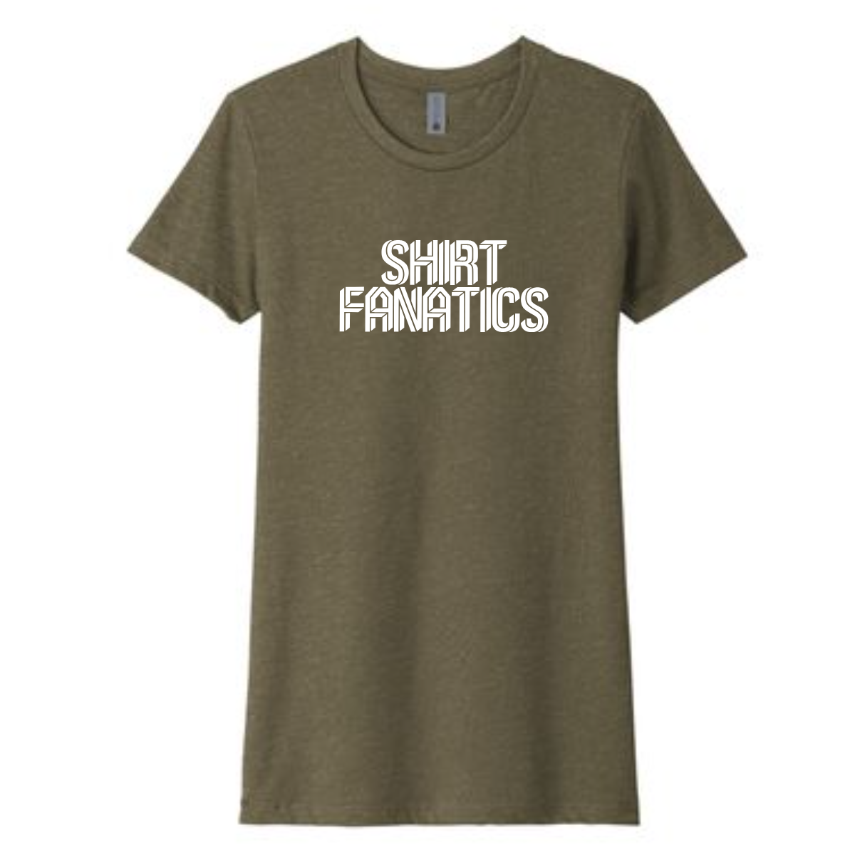 Next Level Apparel Women's CVC Tee- Full Chest Logo
