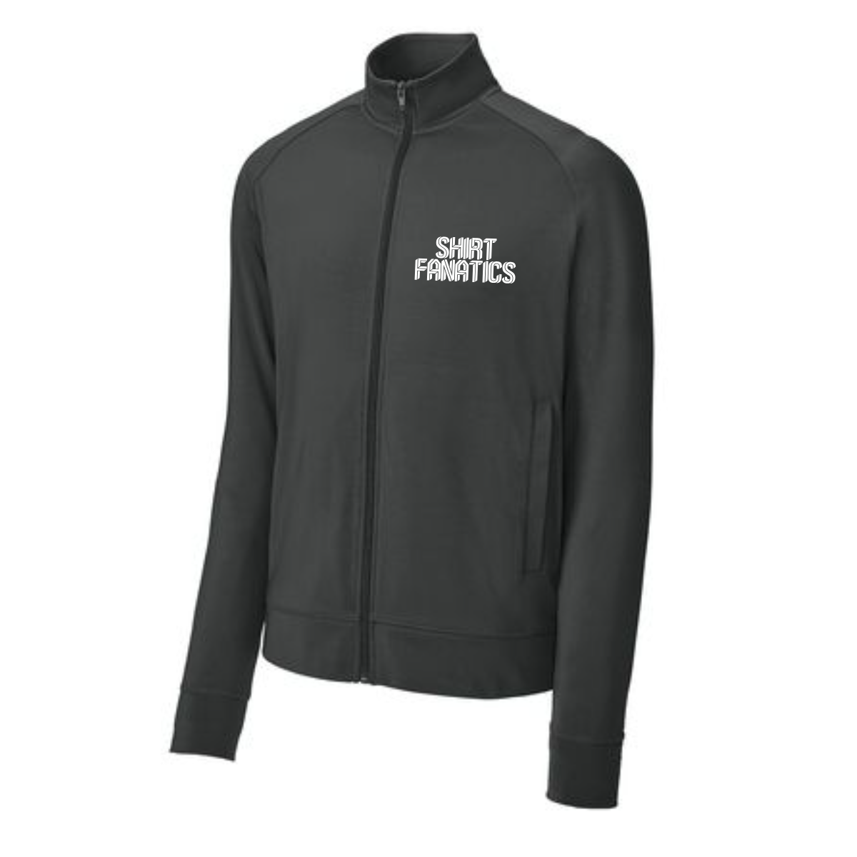 Sport-Tek® Men's Sport-Wick® Stretch Full Zip Jacket- Embroidered