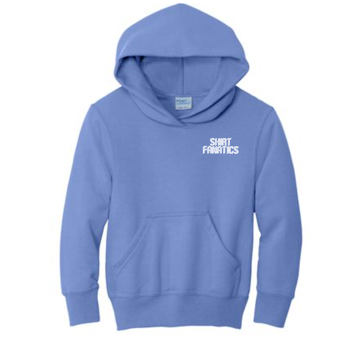Port & Company Youth Hooded Sweatshirt- Front Left Chest Logo
