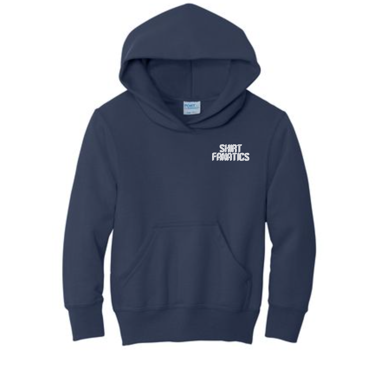 Port & Company Youth Hooded Sweatshirt- Front Left Chest Logo