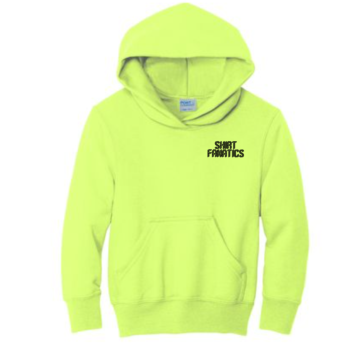 Port & Company Youth Hooded Sweatshirt- Front Left Chest Logo