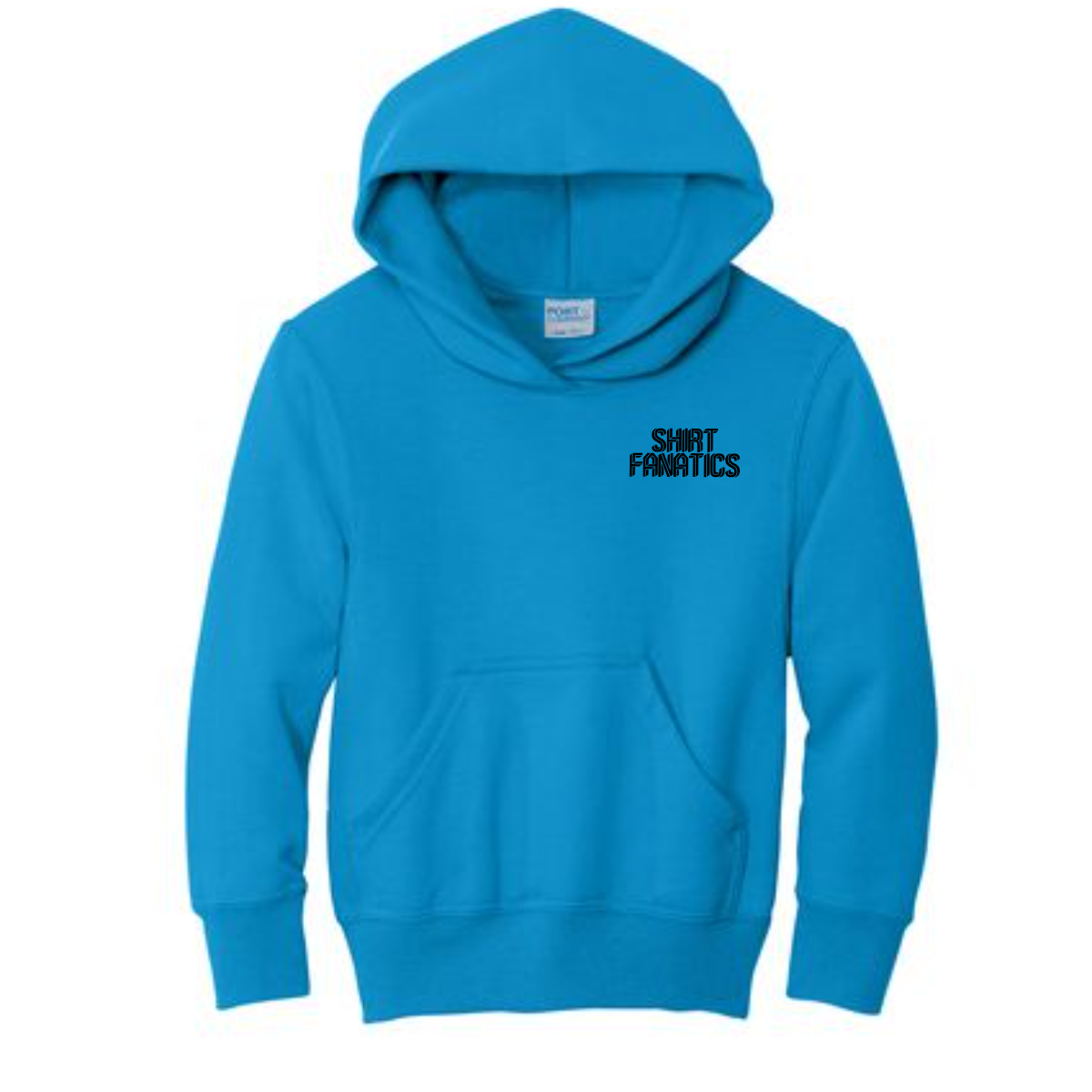 Port & Company Youth Hooded Sweatshirt- Front Left Chest Logo
