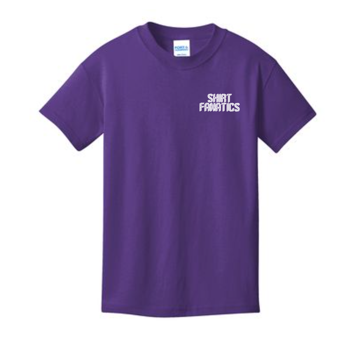 Port & Company Youth Cotton Tee - Front Left Chest Logo