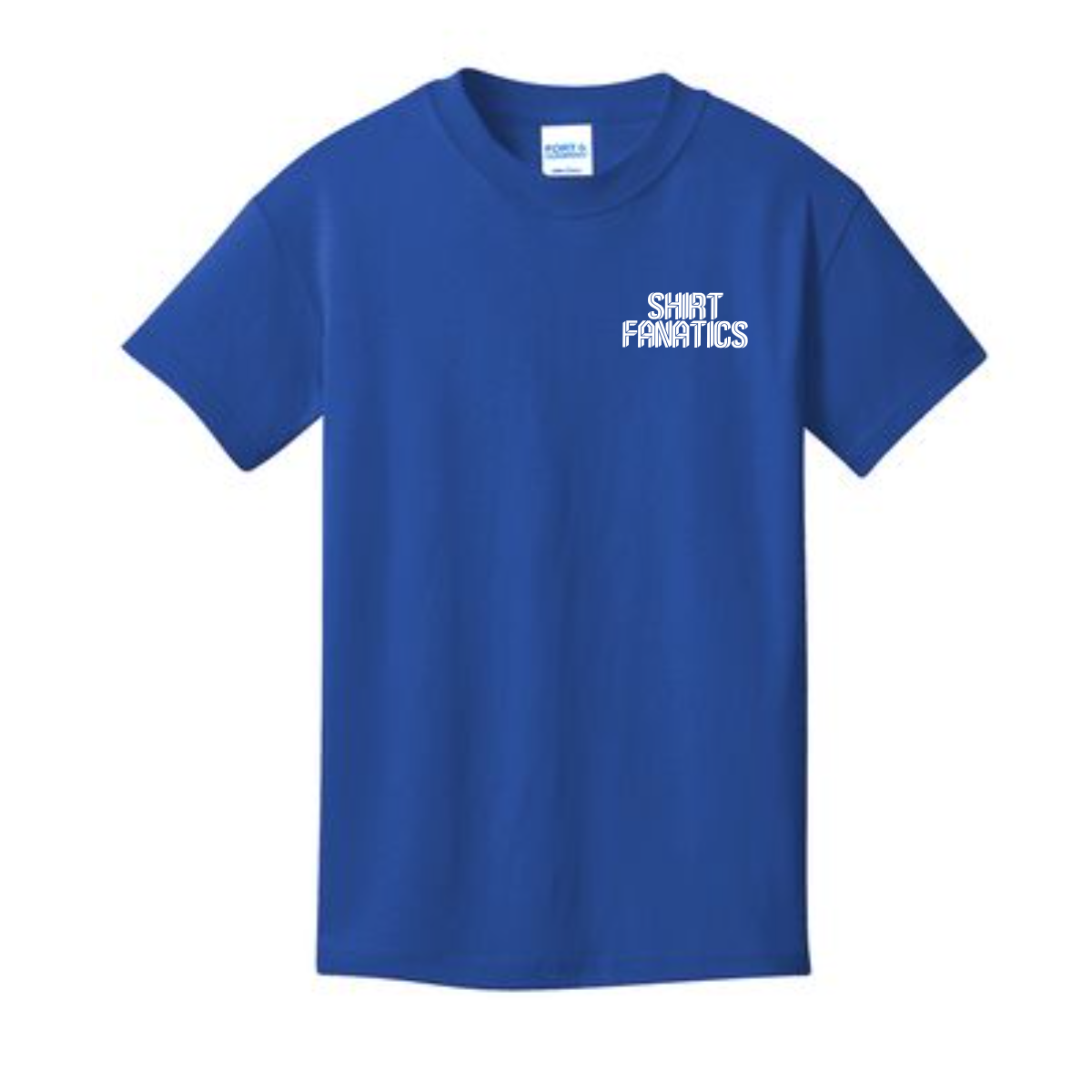 Port & Company Youth Cotton Tee - Front Left Chest Logo