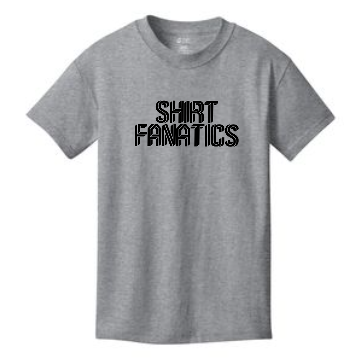 Port & Company Youth Cotton Tee - Full Front Chest Logo