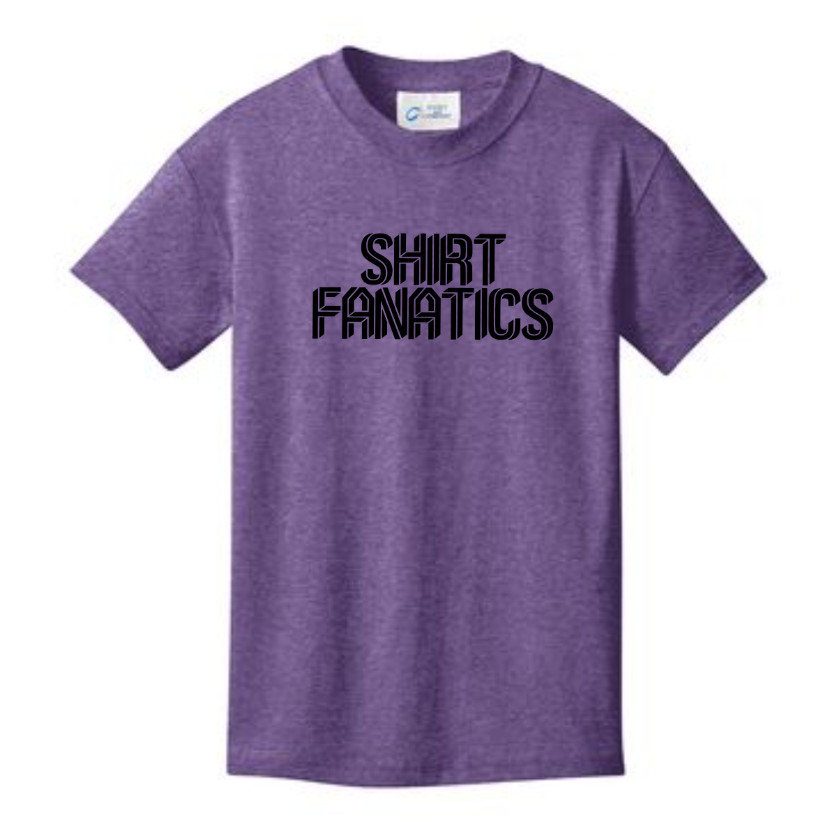 Port & Company Youth Cotton Tee - Full Front Chest Logo