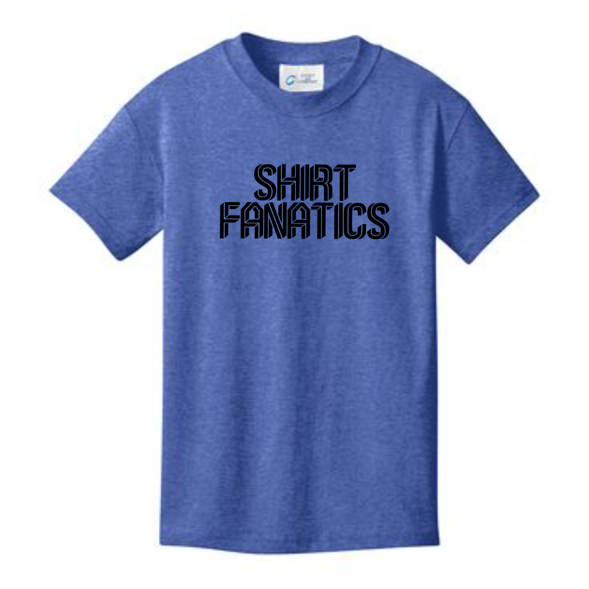 Port & Company Youth Cotton Tee - Full Front Chest Logo