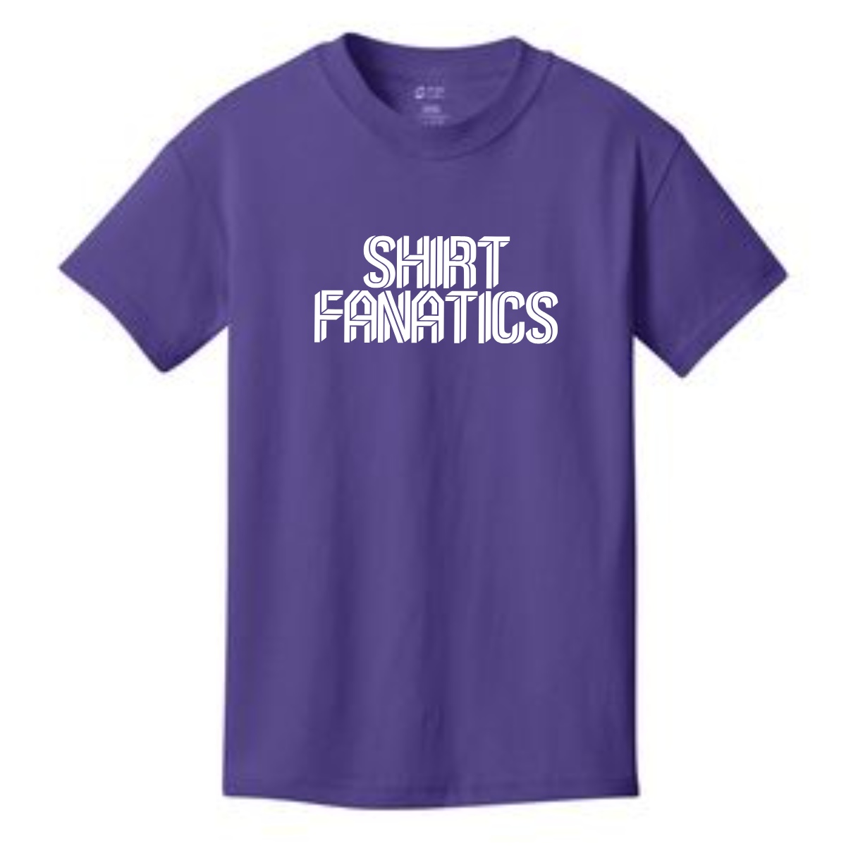 Port & Company Youth Cotton Tee - Full Front Chest Logo