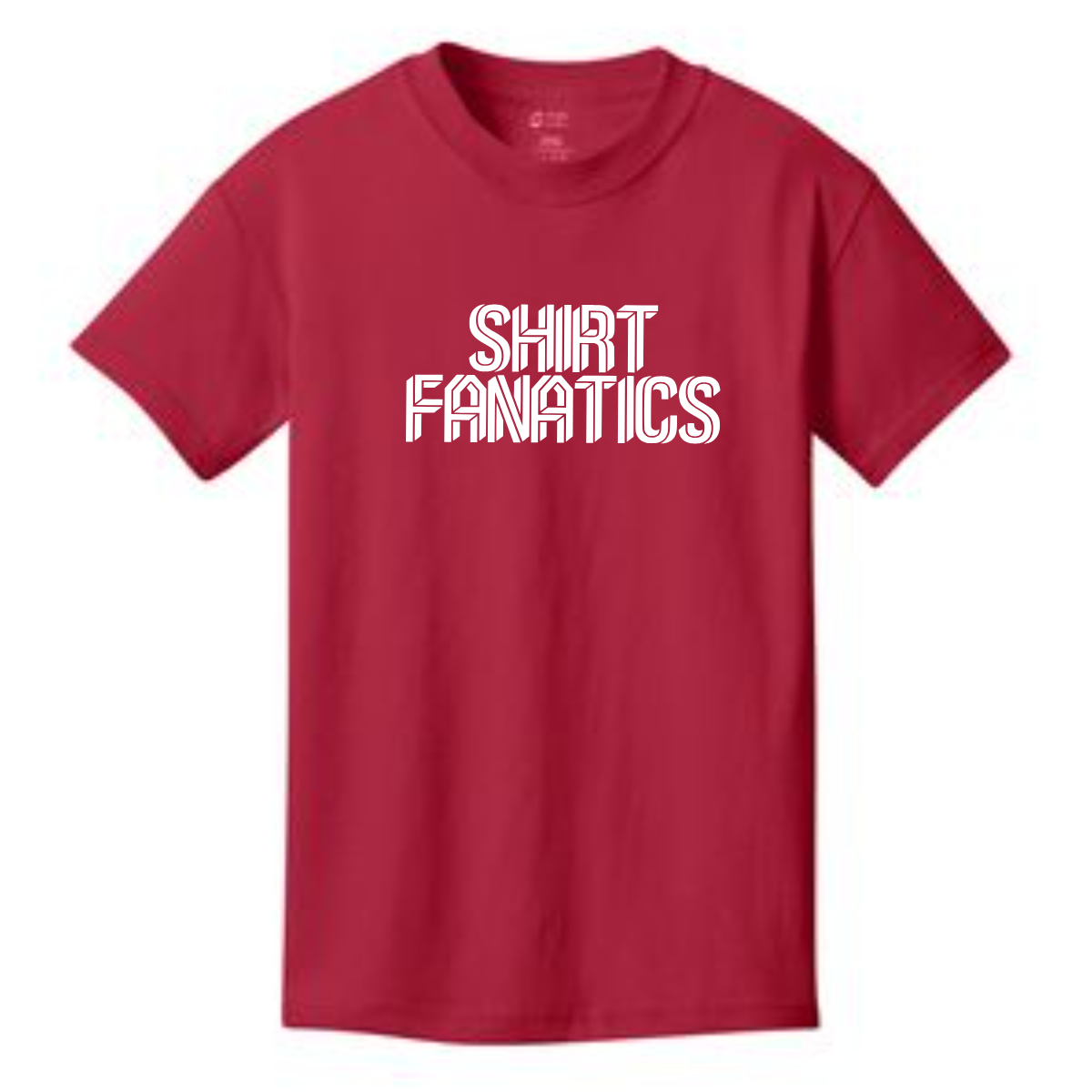 Port & Company Youth Cotton Tee - Full Front Chest Logo