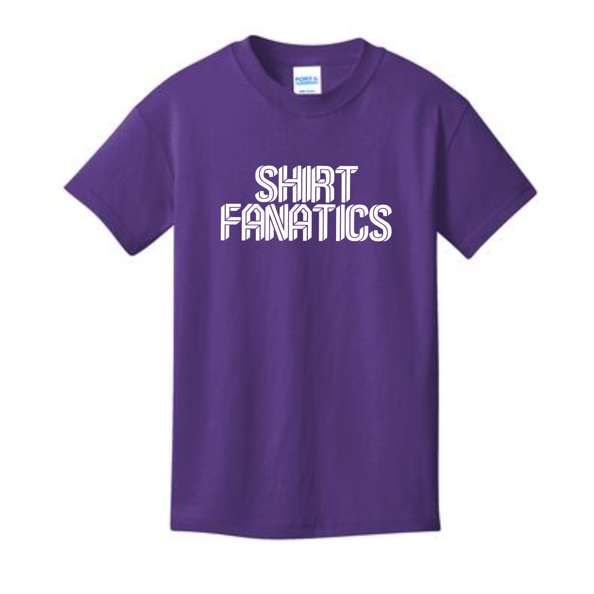 Port & Company Youth Cotton Tee - Full Front Chest Logo