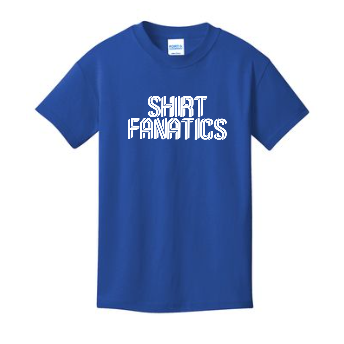 Port & Company Youth Cotton Tee - Full Front Chest Logo