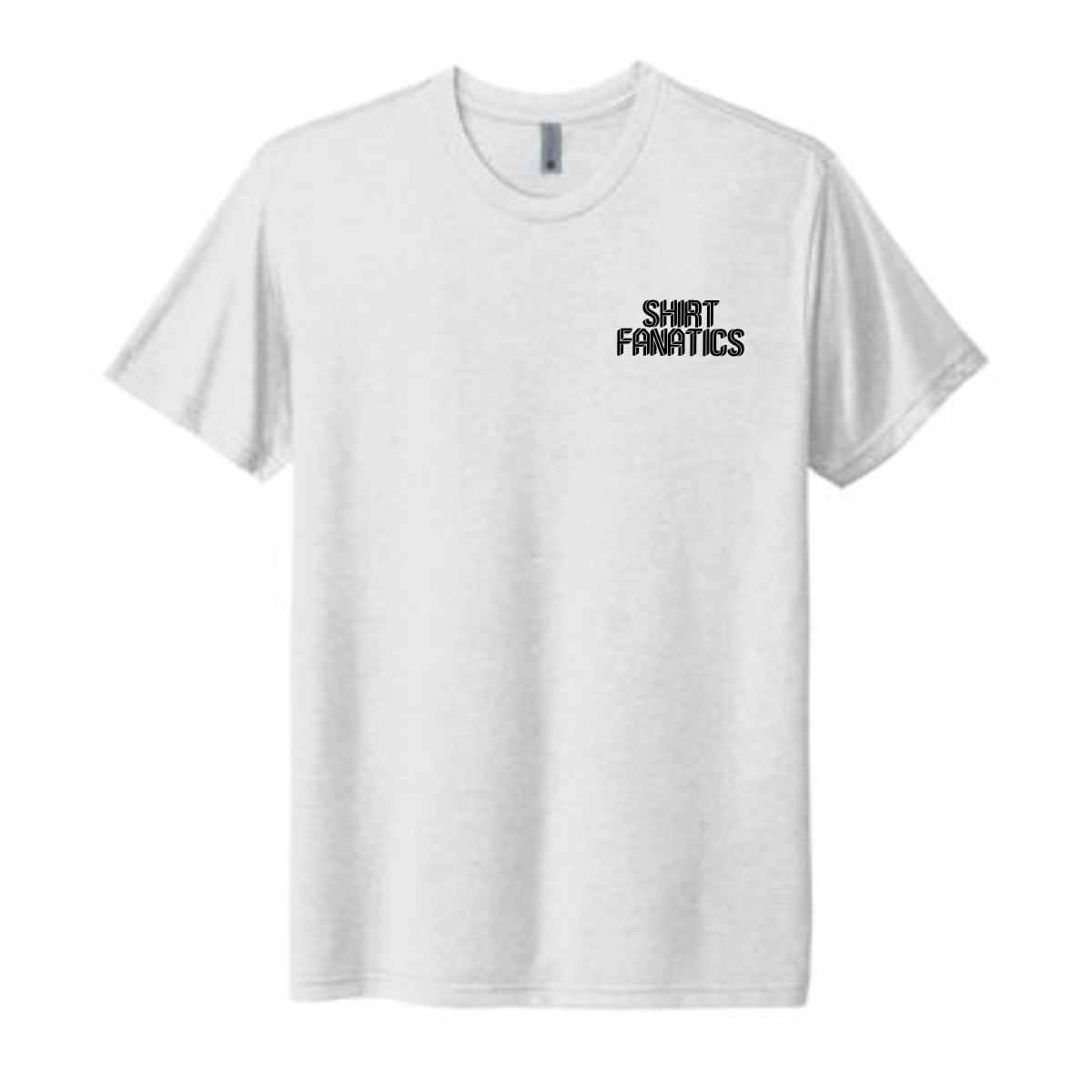 Next Level Apparel Unisex Triblend Tee- Front Left Chest Logo