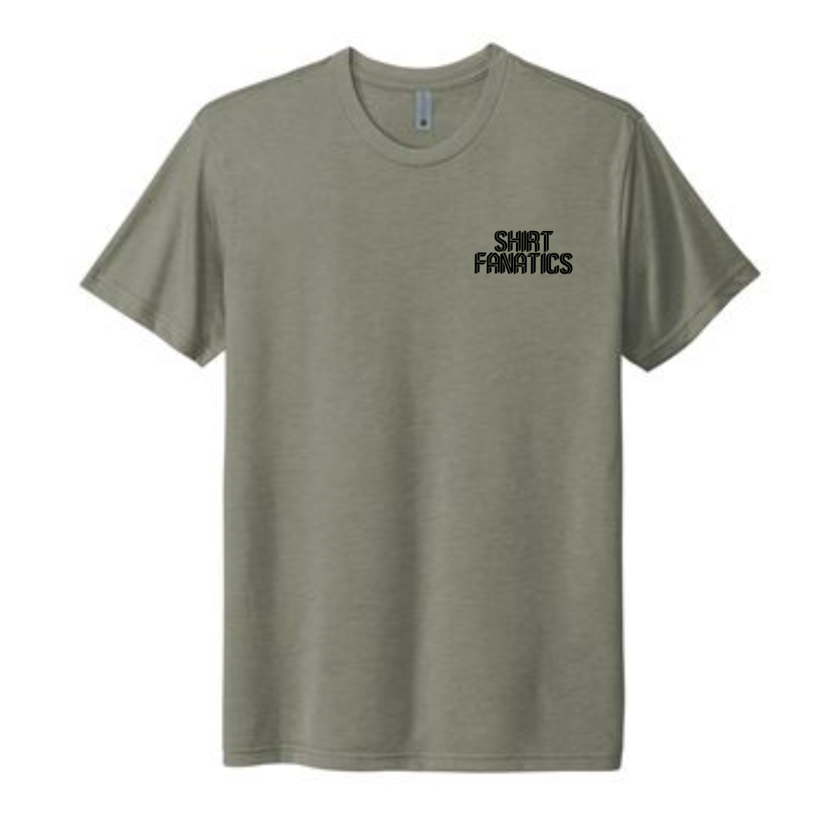 Next Level Apparel Unisex Triblend Tee- Front Left Chest Logo