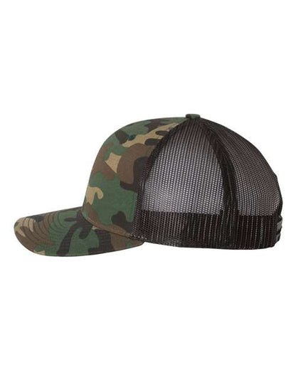 Richardson Camo Printed Trucker Cap- Embroidered