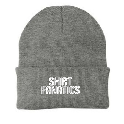 Port & Company Knit Cap.- Embroidered