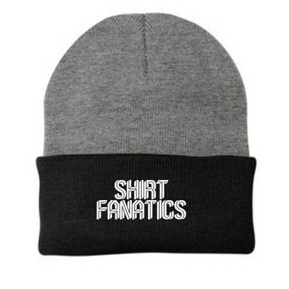 Port & Company Knit Cap.- Embroidered