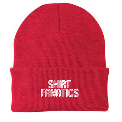 Port & Company Knit Cap.- Embroidered