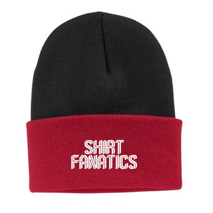 Port & Company Knit Cap.- Embroidered