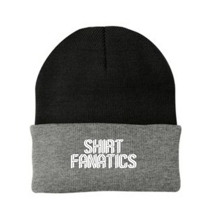 Port & Company Knit Cap.- Embroidered