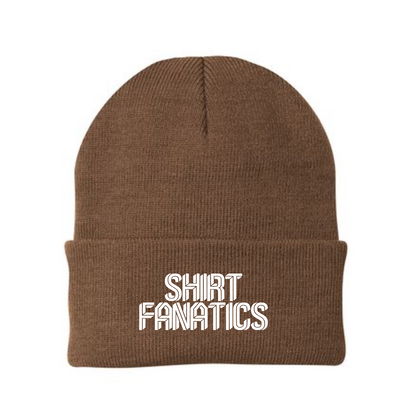 Port & Company Knit Cap.- Embroidered