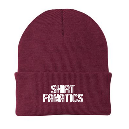 Port & Company Knit Cap.- Embroidered