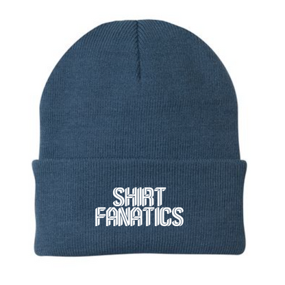 Port & Company Knit Cap.- Embroidered