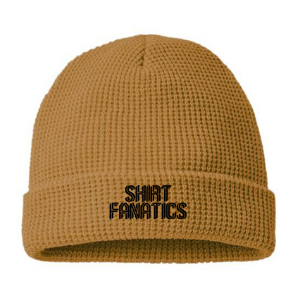Richardson Waffle Cuffed Embroidered Beanie- Embroidered