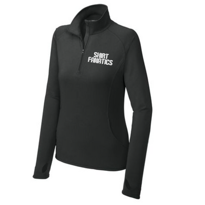 Sport-Tek® Women's Sport-Wick® Stretch 1/4-Zip Pullover- Embroidered