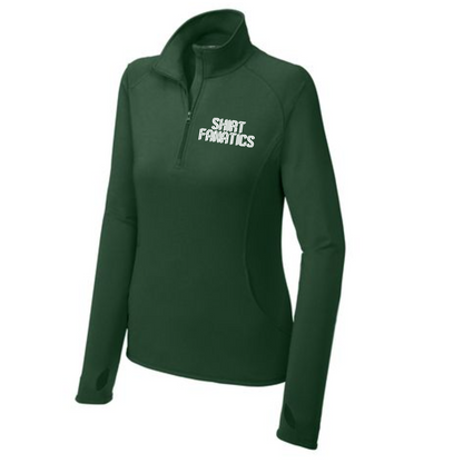 Sport-Tek® Women's Sport-Wick® Stretch 1/4-Zip Pullover- Embroidered