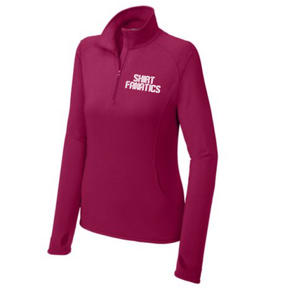 Sport-Tek® Women's Sport-Wick® Stretch 1/4-Zip Pullover- Embroidered