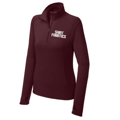Sport-Tek® Women's Sport-Wick® Stretch 1/4-Zip Pullover- Embroidered
