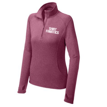 Sport-Tek® Women's Sport-Wick® Stretch 1/4-Zip Pullover- Embroidered