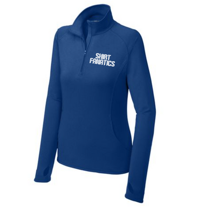 Sport-Tek® Women's Sport-Wick® Stretch 1/4-Zip Pullover- Embroidered