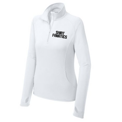 Sport-Tek® Women's Sport-Wick® Stretch 1/4-Zip Pullover- Embroidered