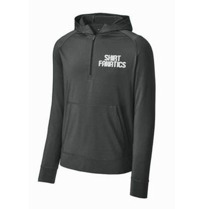 Sport-Tek® Sport-Wick® Stretch 1/2-Zip Hoodie- Men's- Embroidered