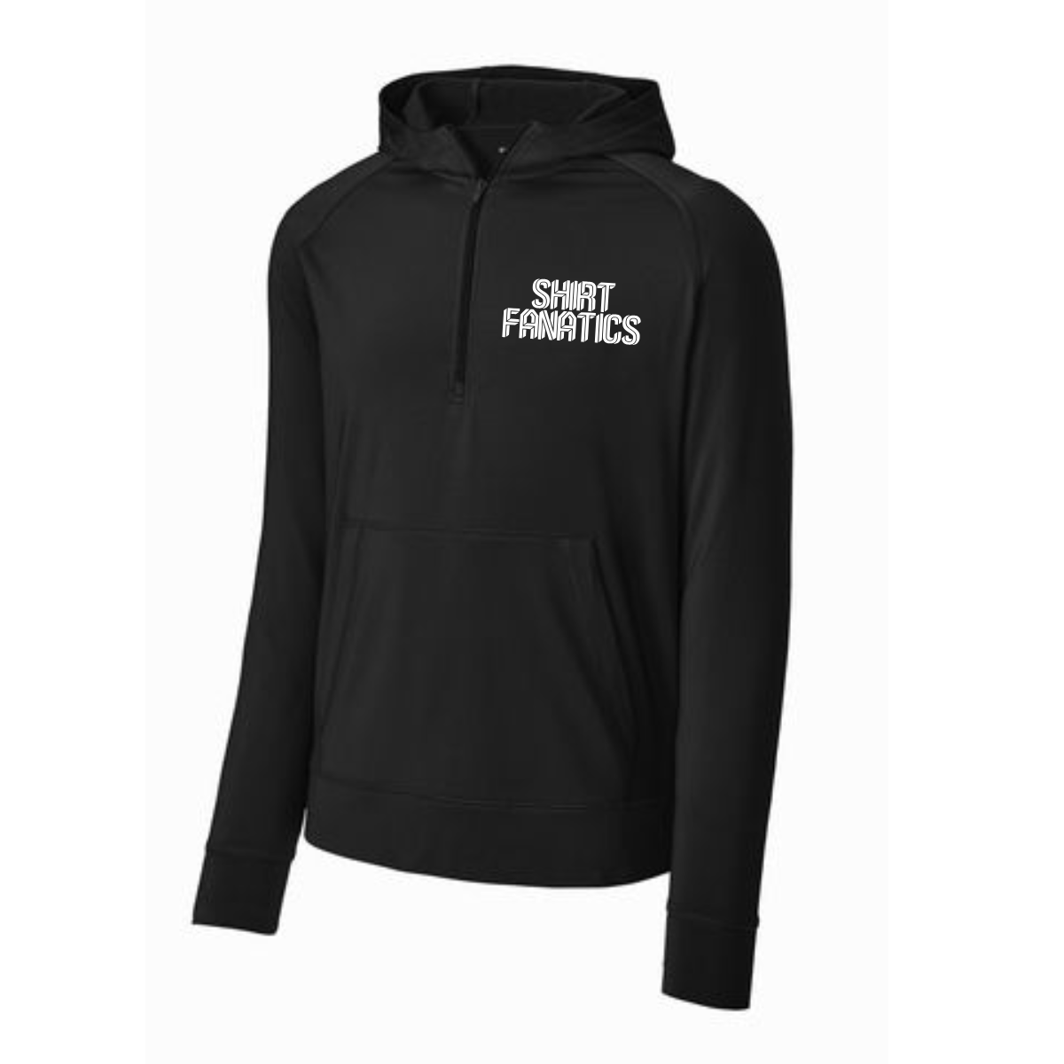 Sport-Tek® Sport-Wick® Stretch 1/2-Zip Hoodie- Men's- Embroidered