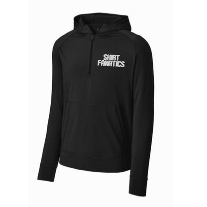 Sport-Tek® Sport-Wick® Stretch 1/2-Zip Hoodie- Men's- Embroidered