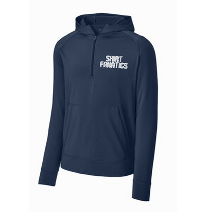 Sport-Tek® Sport-Wick® Stretch 1/2-Zip Hoodie- Men's- Embroidered