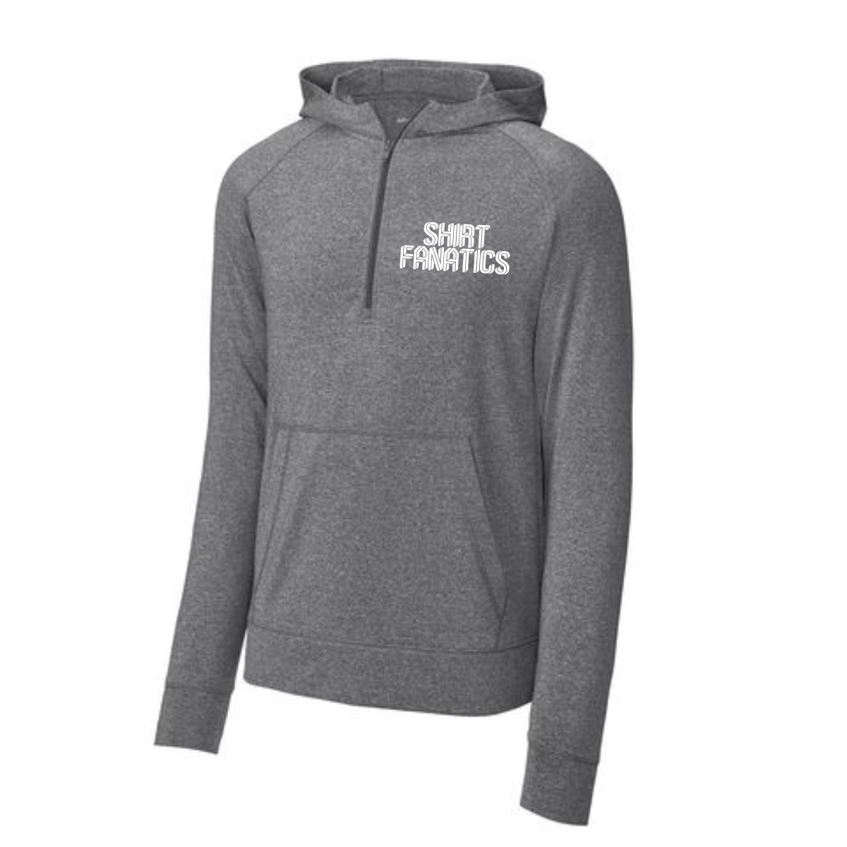 Sport-Tek® Sport-Wick® Stretch 1/2-Zip Hoodie- Men's- Embroidered