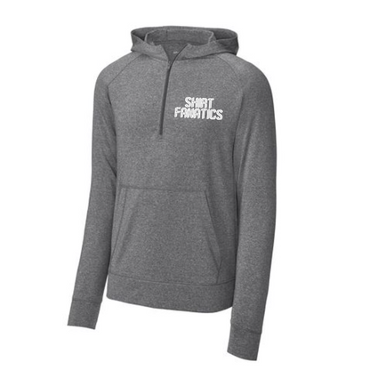 Sport-Tek® Sport-Wick® Stretch 1/2-Zip Hoodie- Men's- Embroidered