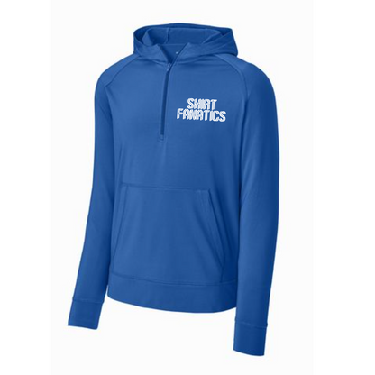 Sport-Tek® Sport-Wick® Stretch 1/2-Zip Hoodie- Men's- Embroidered