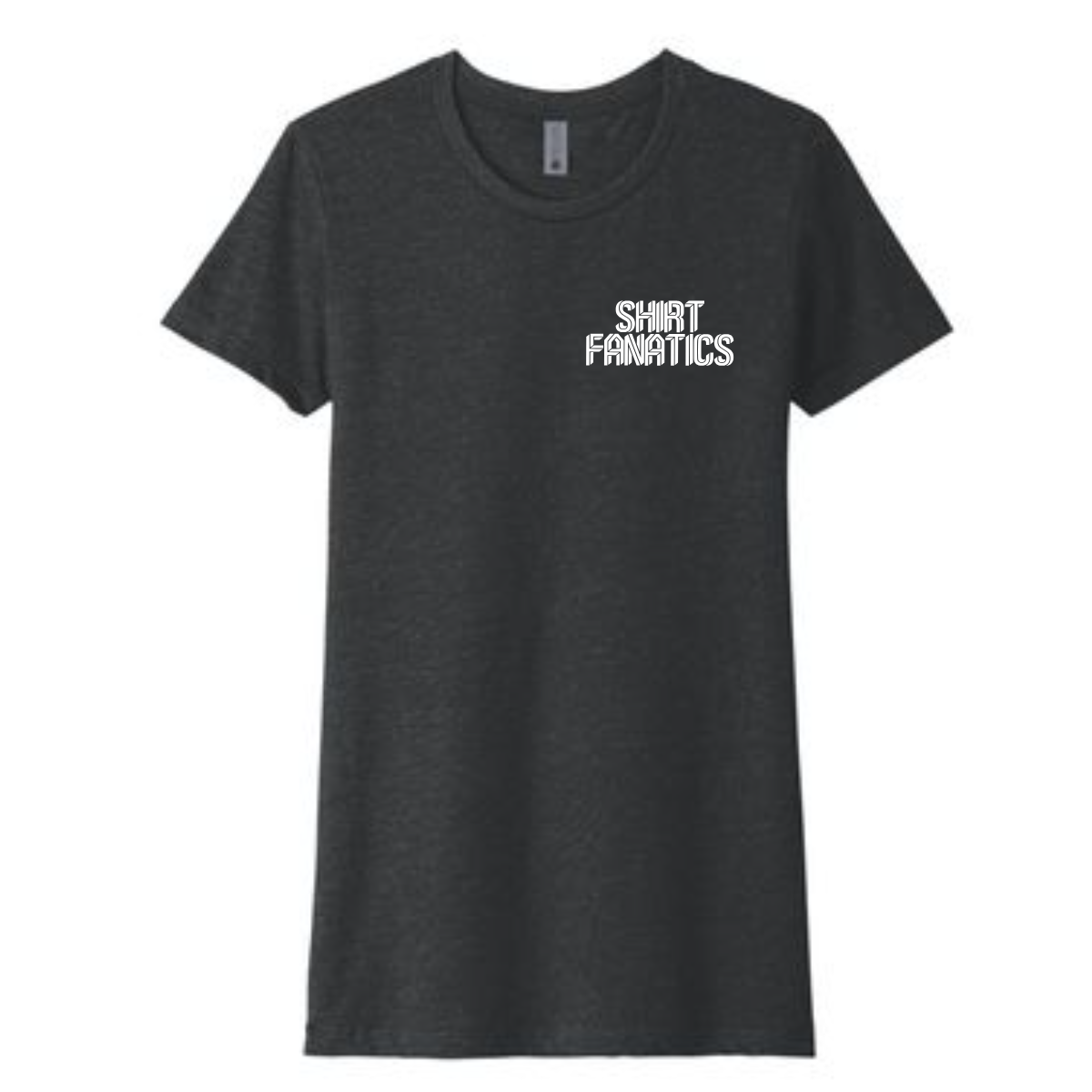 Next Level Apparel Women's CVC Tee- Front Left Chest Logo