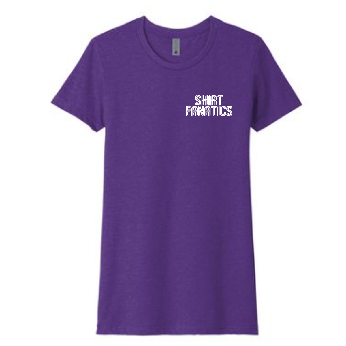 Next Level Apparel Women's CVC Tee- Front Left Chest Logo