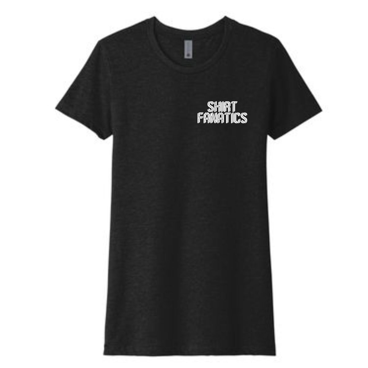 Next Level Apparel Women's CVC Tee- Front Left Chest Logo